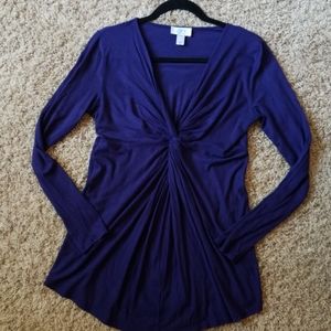 LOFT Maternity Medium Purple Longsleeve top